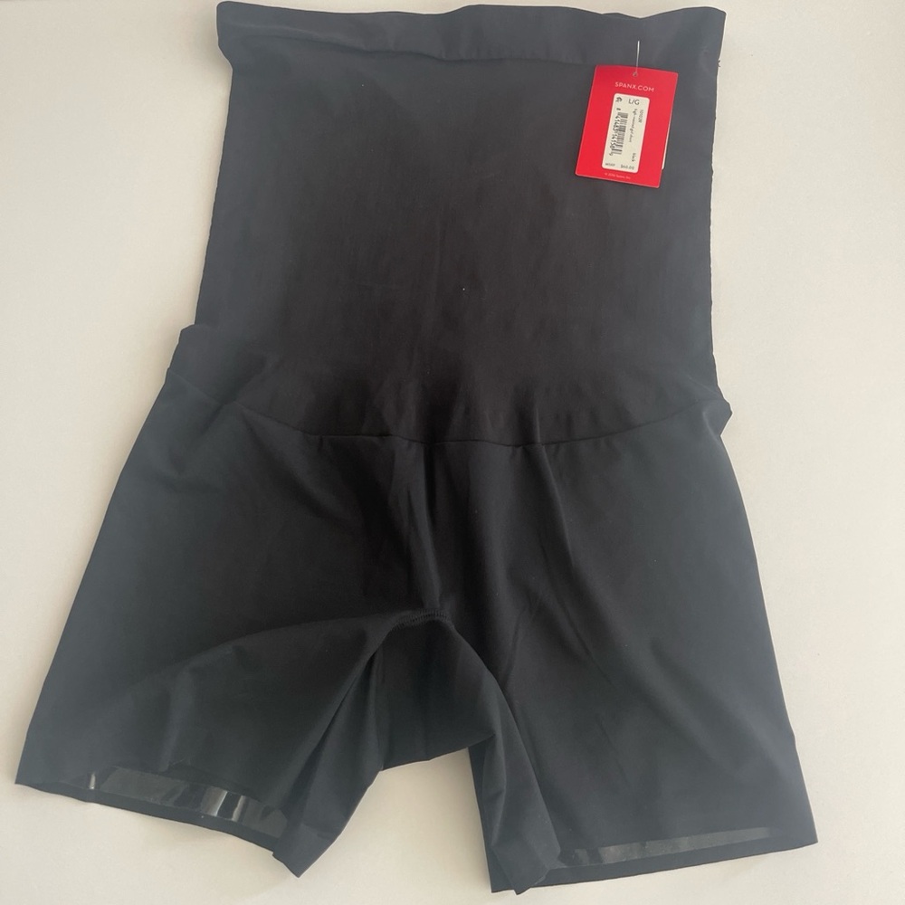 Spanks size large black high waisted